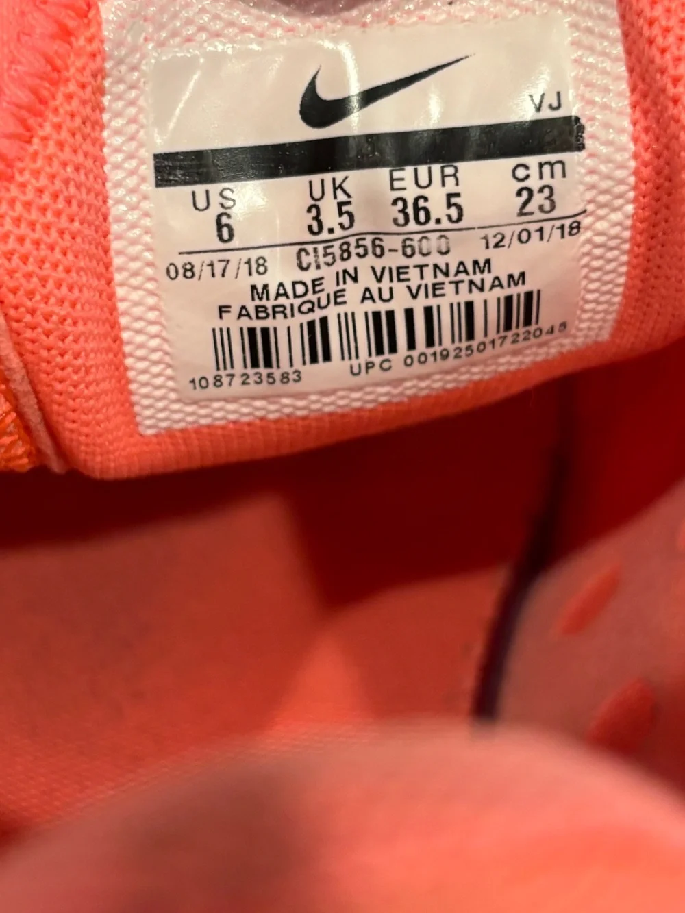 Nike Kids' Air Max 270 Pink/Coral Athletic Shoes